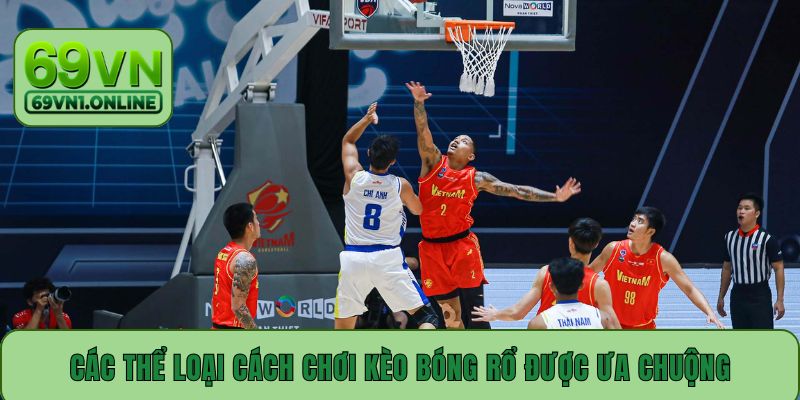 Các thể loại cách chơi kèo bóng rổ được ưa chuộng