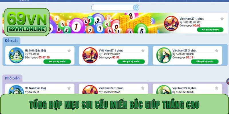Tổng hợp mẹo soi cầu miền Bắc giúp thắng cao